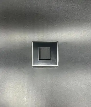 Canopla quadrada em aço inox 430 - imagem 2