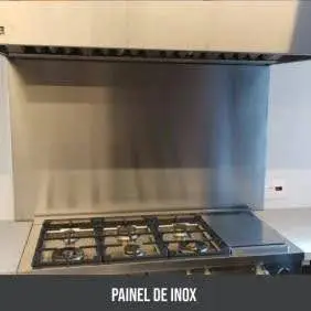 Revestimentos em aço inox e alumínio - imagem 1